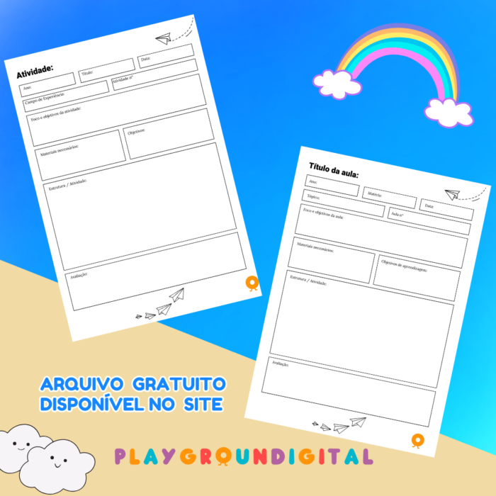 plano de aula infantil