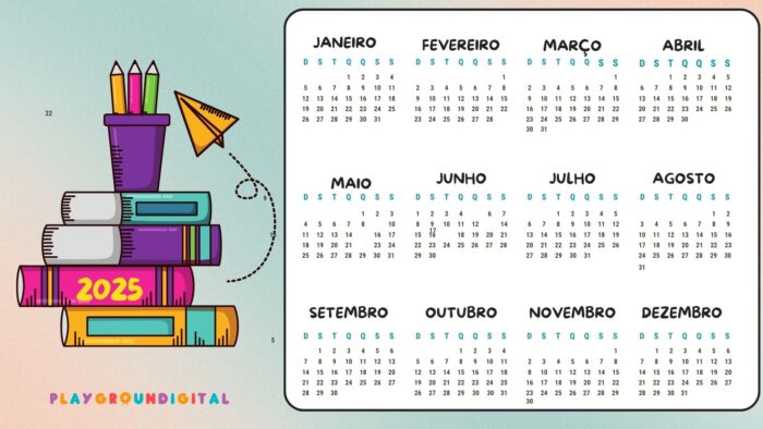 Calendário Pedagógico 2025