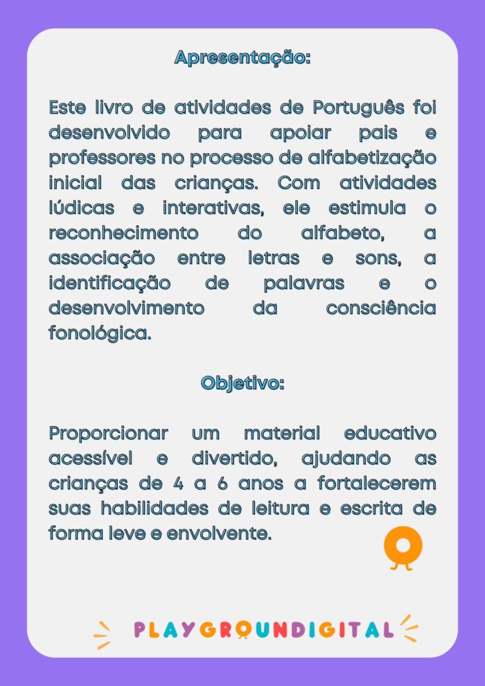 ATIVIDADADES DE PORTUGUÊS - Playgroundigital - Imagem 2