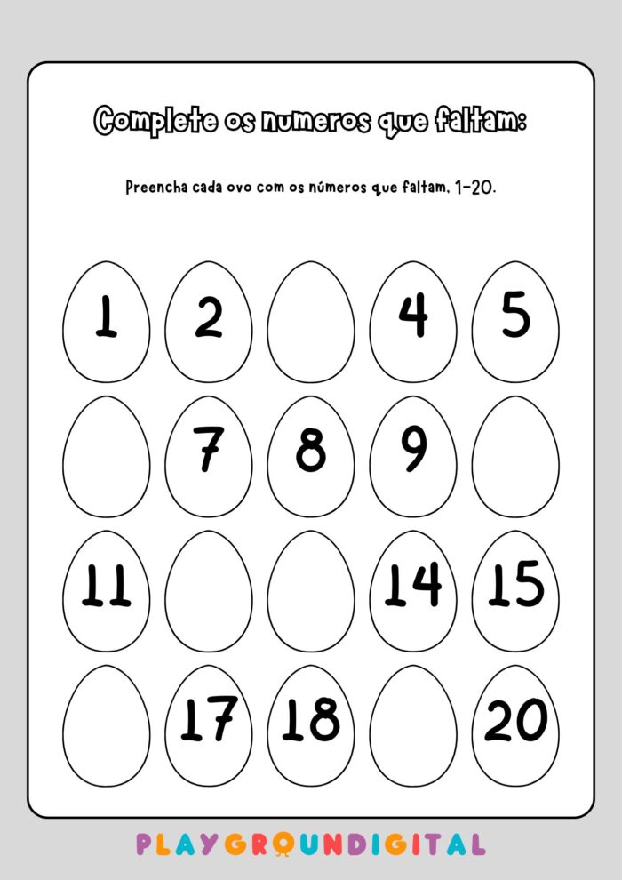 Atividade com Numerais - Imagem 3