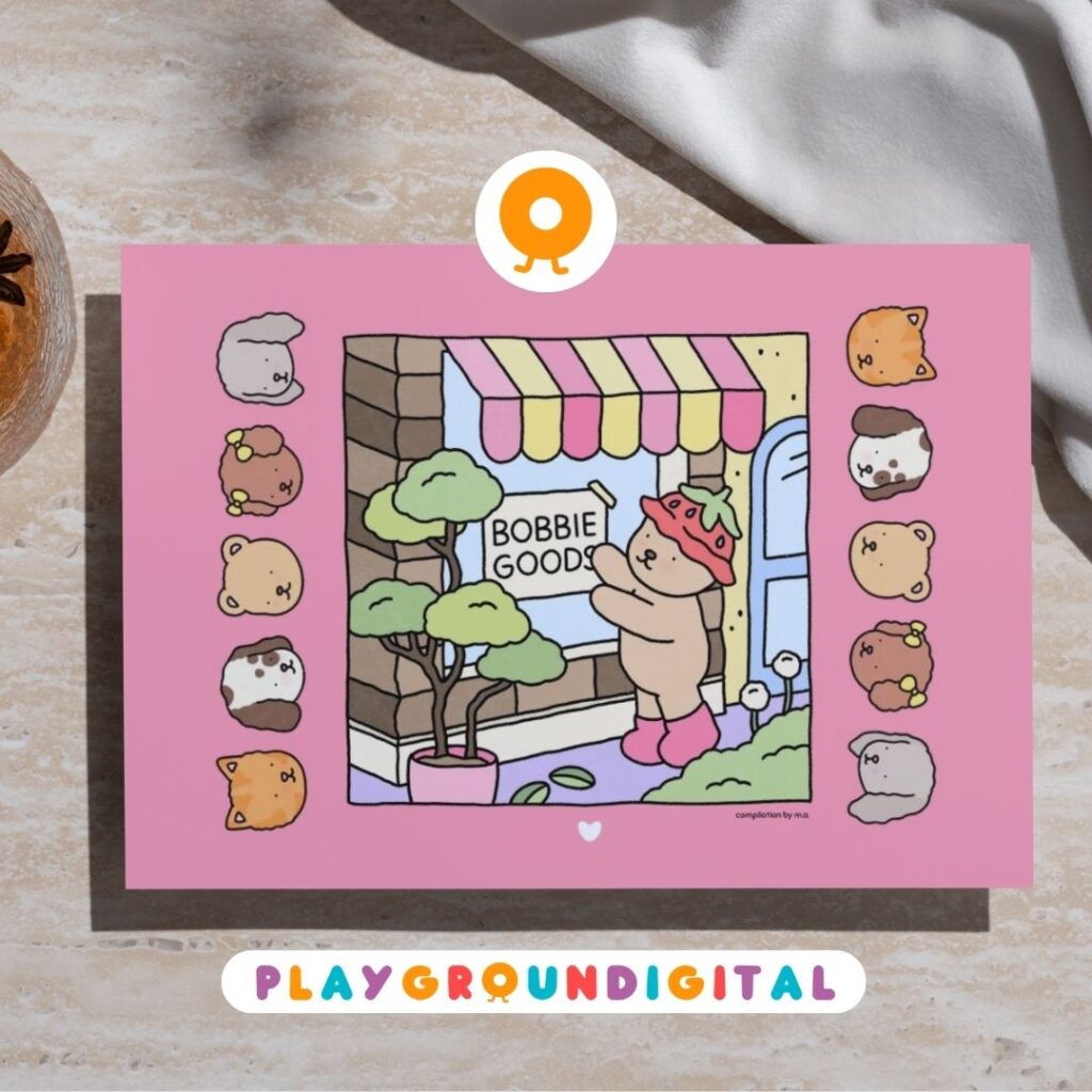 LIVRO DIGITAL DE COLORIR BOBBIE GOODS 174 PAG - Playground Digital
